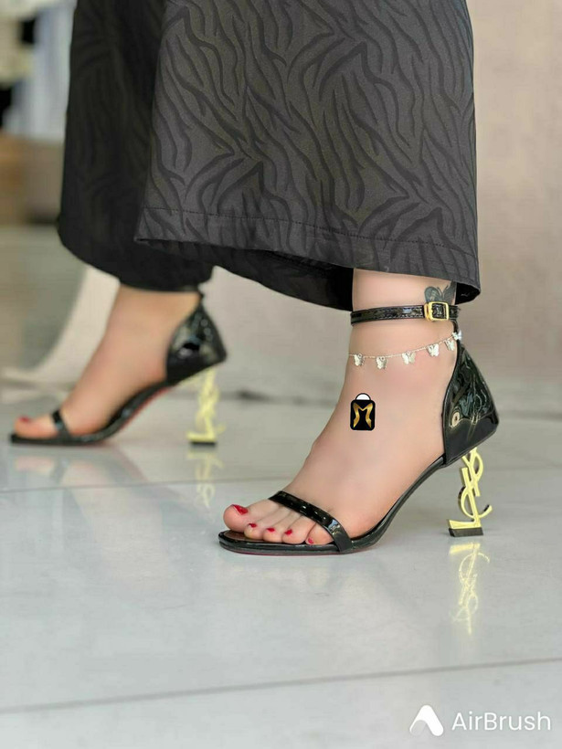 صندل مجلسی پاشنه ۷ سانت YSL لاکچری متریال خارجی