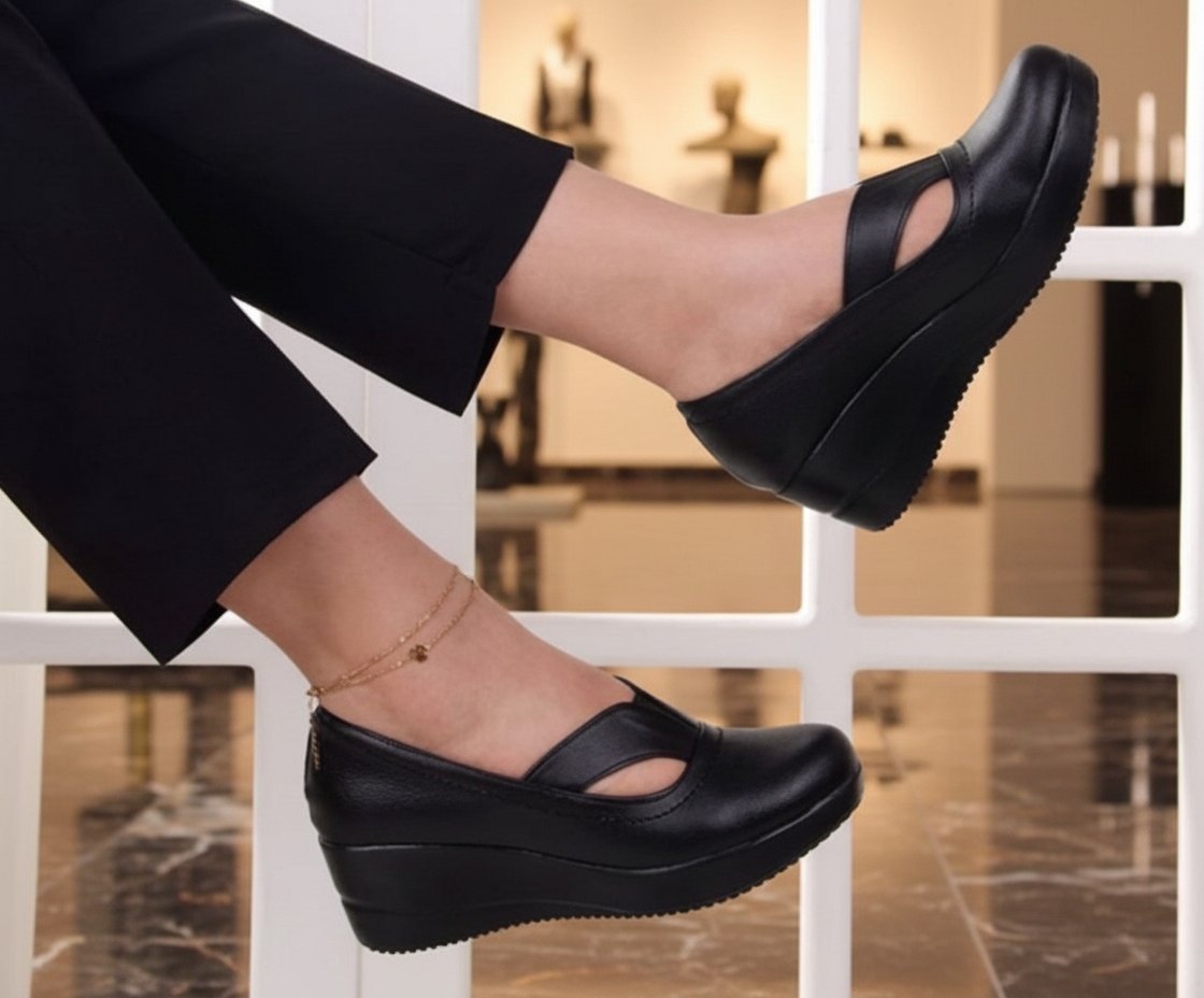 کفش لژدار طبی زنانه مدل رکسانا فوق شیک طرح جدید